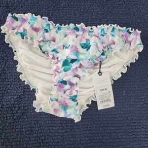 Low-rise Ruffle Cheeky Bikini Bottom